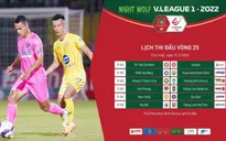 Trước vòng 25 Night Wolf V.League 1-2022: "Đại chiến" tại Thiên Trường