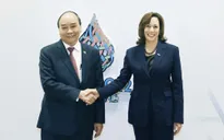 Chủ tịch nước Nguyễn Xuân Phúc gặp Phó Tổng thống Hoa Kỳ Kamala Harris