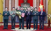 Thăng quân hàm Thượng tướng cho đồng chí Huỳnh Chiến Thắng