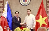 Chủ tịch Quốc hội Vương Đình Huệ hội đàm với Chủ tịch Hạ viện Philippines Martin Romualdez