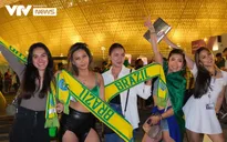 Người hâm mộ Brazil đổ về SVĐ Lusail, sẵn sàng cho màn ra quân tại World Cup 2022