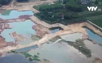 Khai thác cát, sỏi thay đổi hiện trạng lòng sông