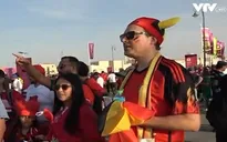 Màn đấu khẩu thú vị của cặp vợ chồng Bỉ - Maroc tại World Cup 2022