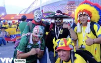 Người hâm mộ Nam Mỹ "góp lửa" cổ vũ Ecuador tại World Cup 2022