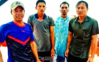 Cứu kịp thời 4 thuyền viên trôi dạt trên biển