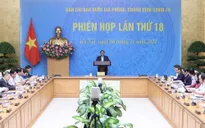 Thủ tướng Phạm Minh Chính chủ trì Phiên họp thứ 18 Ban Chỉ đạo Quốc gia phòng, chống dịch COVID-19
