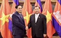 Thủ tướng Phạm Minh Chính hội kiến Chủ tịch Thượng viện Campuchia