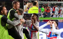 Lewandowski nhận thẻ đỏ, Barcelona vất vả ngược dòng trước Osasuna
