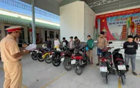 Bắt nhóm thanh, thiếu niên tụ tập, cổ vũ đua xe