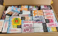 Phát hiện máy thuốc lá điện tử dưới dạng hộp nước và trái cây