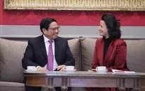 Thủ tướng Phạm Minh Chính hội kiến Chủ tịch Thượng viện Bỉ Stephanie D’Hose