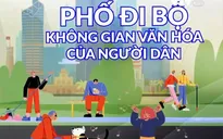 Phố đi bộ - Không gian để con người và đường phố cùng nghỉ ngơi