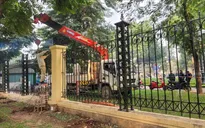 Hà Nội: Bắt đầu hạ thấp hàng rào Công viên Thống Nhất