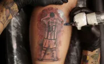 Hình xăm Messi được ưa chuộng tại Argentina
