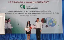 Trao giải cuộc thi tìm hiểu về phòng chống thiên tai và biến đổi khí hậu