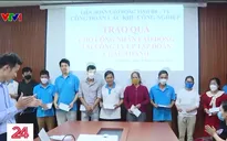 Bà Rịa - Vũng Tàu: Trao hàng trăm xuất quà cho các công nhân bị ngừng việc dịp Tết