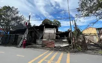 Bình Dương: Cháy lớn thiêu rụi 2 quán cà phê và 2 vựa ve chai
