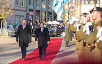 Chùm ảnh: Lễ đón chính thức Thủ tướng Phạm Minh Chính thăm Luxembourg