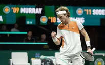 ĐKVĐ Andrey Rublev thẳng tiến vào bán kết giải quần vợt Rotterdam mở rộng