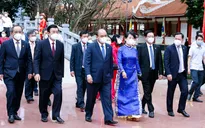 Chủ tịch nước Nguyễn Xuân Phúc dự lễ khánh thành Đền thờ Tây Sơn Tam Kiệt