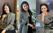 Diện họa tiết kẻ houndstooth sành điệu như các MC, BTV