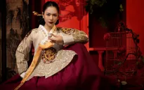 Việt Hoa hóa tiểu thư khuê các khi mặc trang phục hanbok