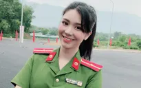 Loạt ảnh hậu trường của Thanh Bi - Thiếu úy xinh đẹp mạnh mẽ trong phim Bão ngầm