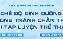 VBA tổ chức hội thảo về chấn thương & dinh dưỡng trong thể thao
