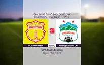 HIGHLIGHTS | CLB Nam Định 0-0 Hoàng Anh Gia Lai | Vòng 1 V.League 2022