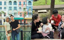 Diễn viên Việt ngày Tết: Hồng Đăng, Mạnh Trường đưa vợ con đi chơi xa