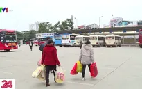 Bến xe hoạt động trở lại sau kỳ nghỉ Tết