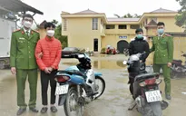Bắt 2 đối tượng trộm cắp xe máy sau 5 giờ gây án