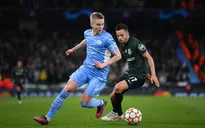 Hòa Sporting Lisbon, Man City vẫn hiên ngang vào tứ kết Champions League