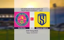 HIGHLIGHTS | CLB Sài Gòn 1-1 Sông Lam Nghệ An | Vòng 4 V.League 1-2022