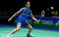 Kento Momota dừng bước tại tứ kết giải cầu lông Toàn Anh 2022