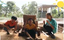 Góc sân ước mơ của 3 đứa trẻ mồ côi mẹ vì COVID-19