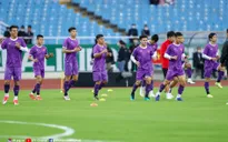 ĐT Việt Nam tập buổi cuối trên sân Mỹ Đình, sẵn sàng so tài với ĐT Oman