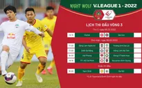Trước vòng đấu thứ 3 V.League 1-2022: Tâm điểm cuộc đấu tại sân Vinh!
