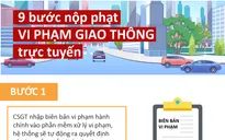 Hướng dẫn 9 bước nộp phạt vi phạm giao thông trực tuyến