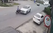 Nguy hiểm từ ô tô lấn làn gây tai nạn