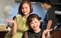 Hậu trường "Thương ngày nắng về": Huyền Lizzie cười cực tươi bên "mẹ ruột"