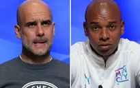 Pep Guardiola bất ngờ khi nghe tin Fernandinho sẽ rời Man City vào mùa hè này từ một phóng viên