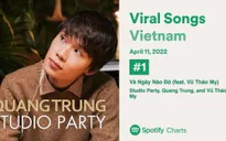 Dự án âm nhạc của diễn viên Quang Trung tại Studio Party đứng số 1 Viral Spotify Vietnam