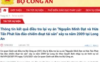 Bộ Công an đề nghị truy tố 2 bị can lừa bán đất "ảo" ở Long An 13 năm trước