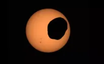 NASA ghi hình nhật thực trên sao Hỏa