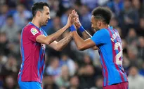 Aubameyang tỏa sáng, Barca trở lại vị trí thứ 2
