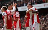 Thắng đậm Man Utd, Arsenal trở lại top 4 giải Ngoại hạng Anh