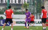 Tiền vệ Hai Long bắt nhịp nhanh với các đồng đội khi được triệu tập bổ sung vào U23 Việt Nam