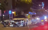 Thực hư thông tin "xe điên" tông đổ xe đặc chủng của CSGT