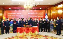 Hà Nội và và Thủ đô Vientiane (Lào) ký kết thỏa thuận hợp tác song phương